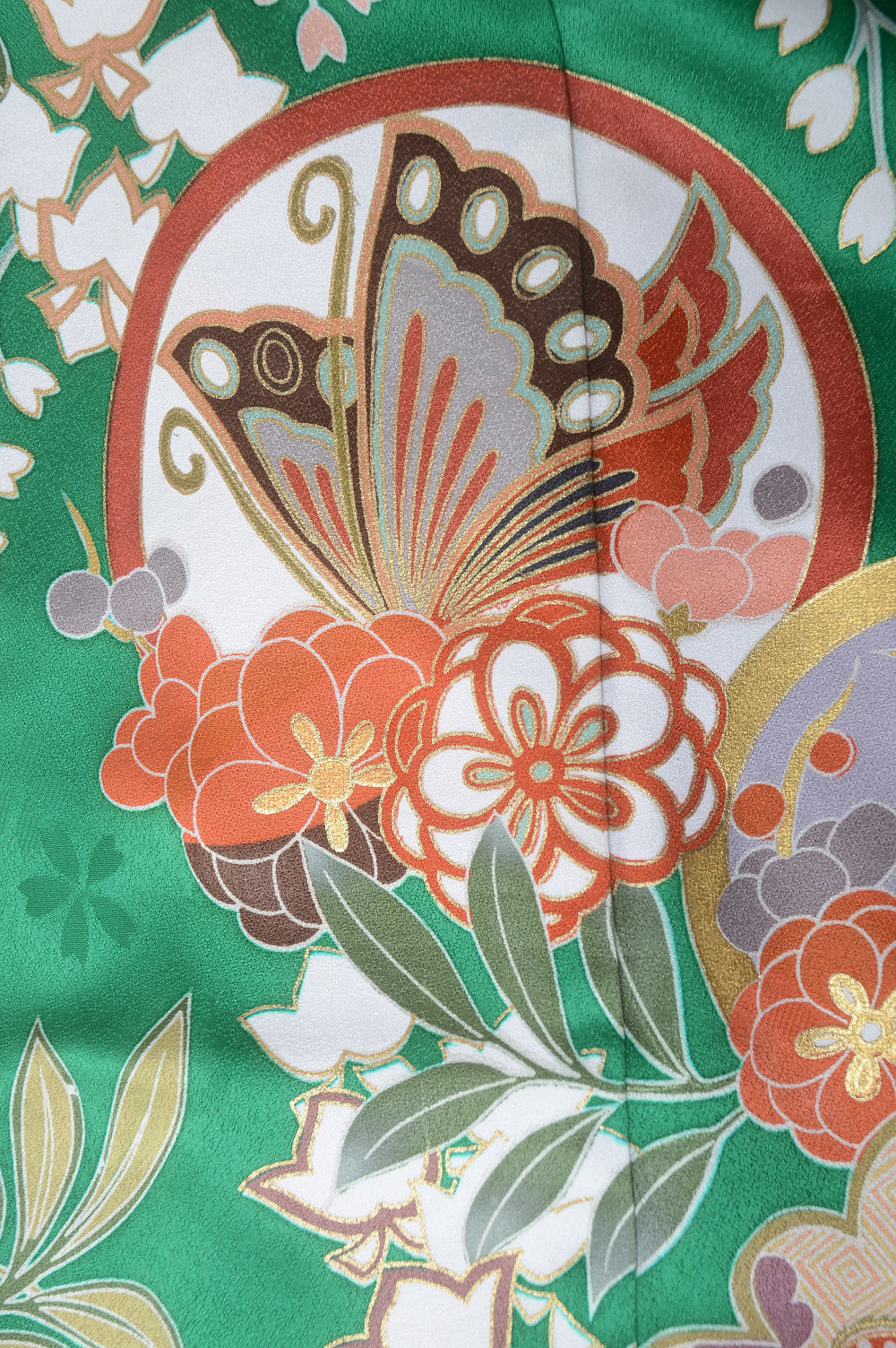 Long-sleeved kimono 6 items set / Furisode / FK#1-376