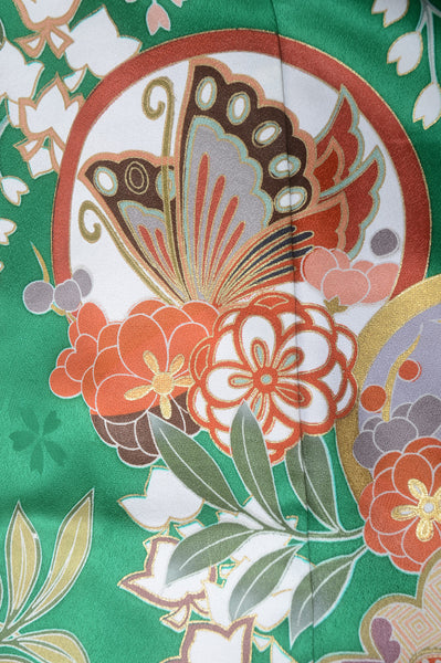 Long-sleeved kimono 6 items set / Furisode / FK#1-376
