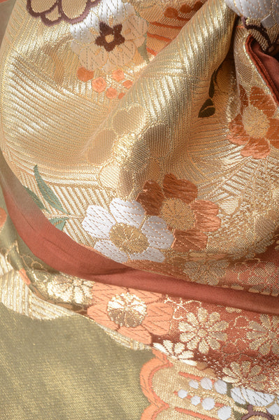 Long-sleeved kimono 6 items set / Furisode / FK#1-376