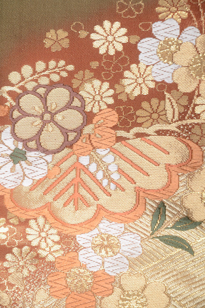 Long-sleeved kimono 6 items set / Furisode / FK#1-376