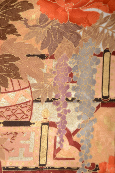 Long-sleeved kimono 6 items set / Furisode / FK#1-377
