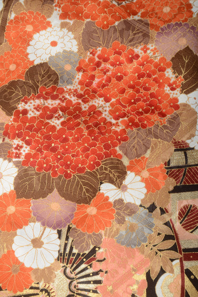 Long-sleeved kimono 6 items set / Furisode / FK#1-377