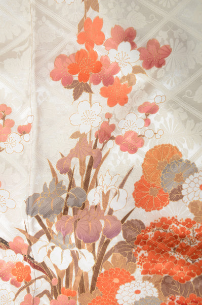 Long-sleeved kimono 6 items set / Furisode / FK#1-377