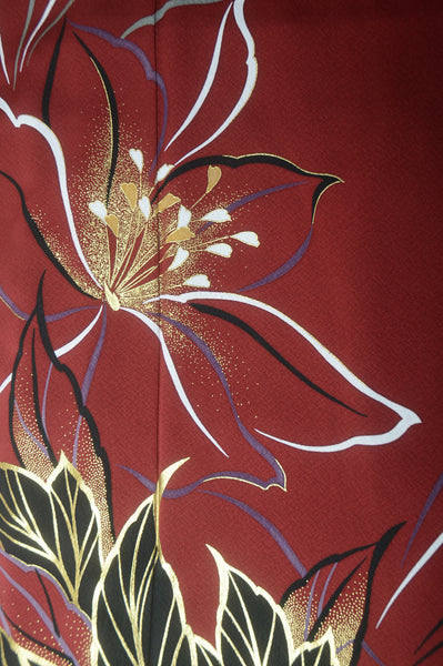 Long-sleeved kimono 6 items set / Furisode / FK#1-378