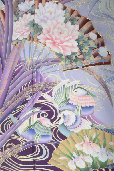 Long-sleeved kimono 6 items set / Furisode / FK#1-379