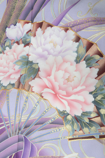 Long-sleeved kimono 6 items set / Furisode / FK#1-379