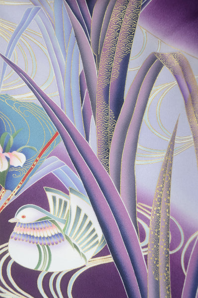 Long-sleeved kimono 6 items set / Furisode / FK#1-379