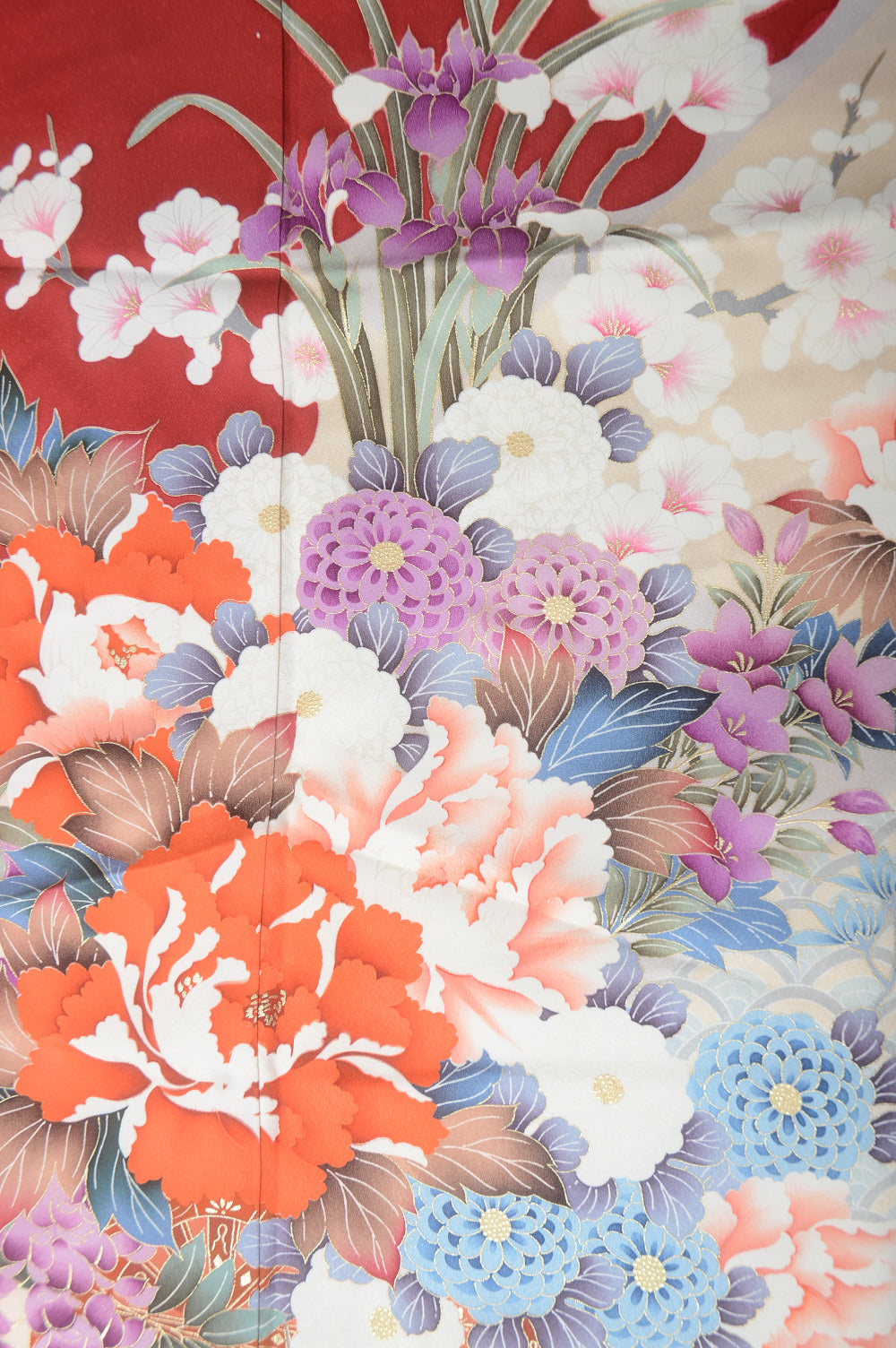 Long-sleeved kimono 6 items set / Furisode / FK#1-380