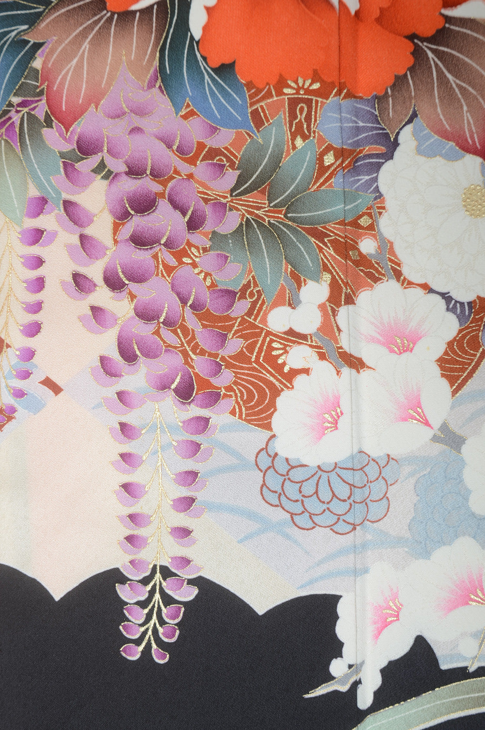 Long-sleeved kimono 6 items set / Furisode / FK#1-380