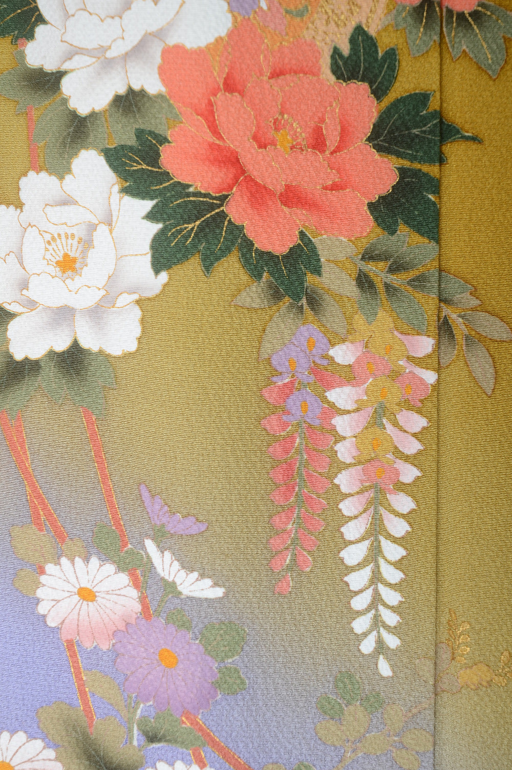 Long-sleeved kimono 6 items set / Furisode / FK#1-381