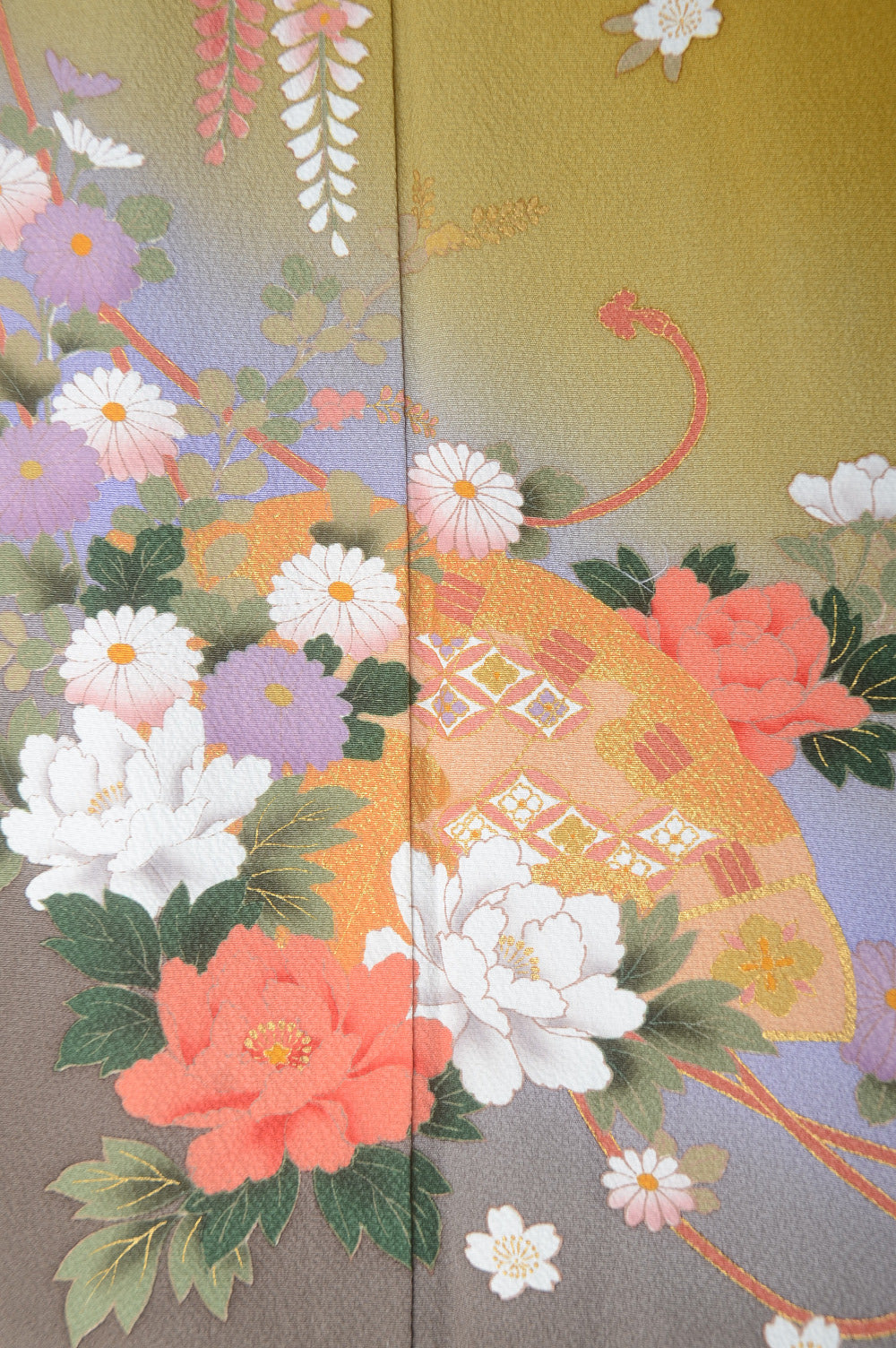 Long-sleeved kimono 6 items set / Furisode / FK#1-381