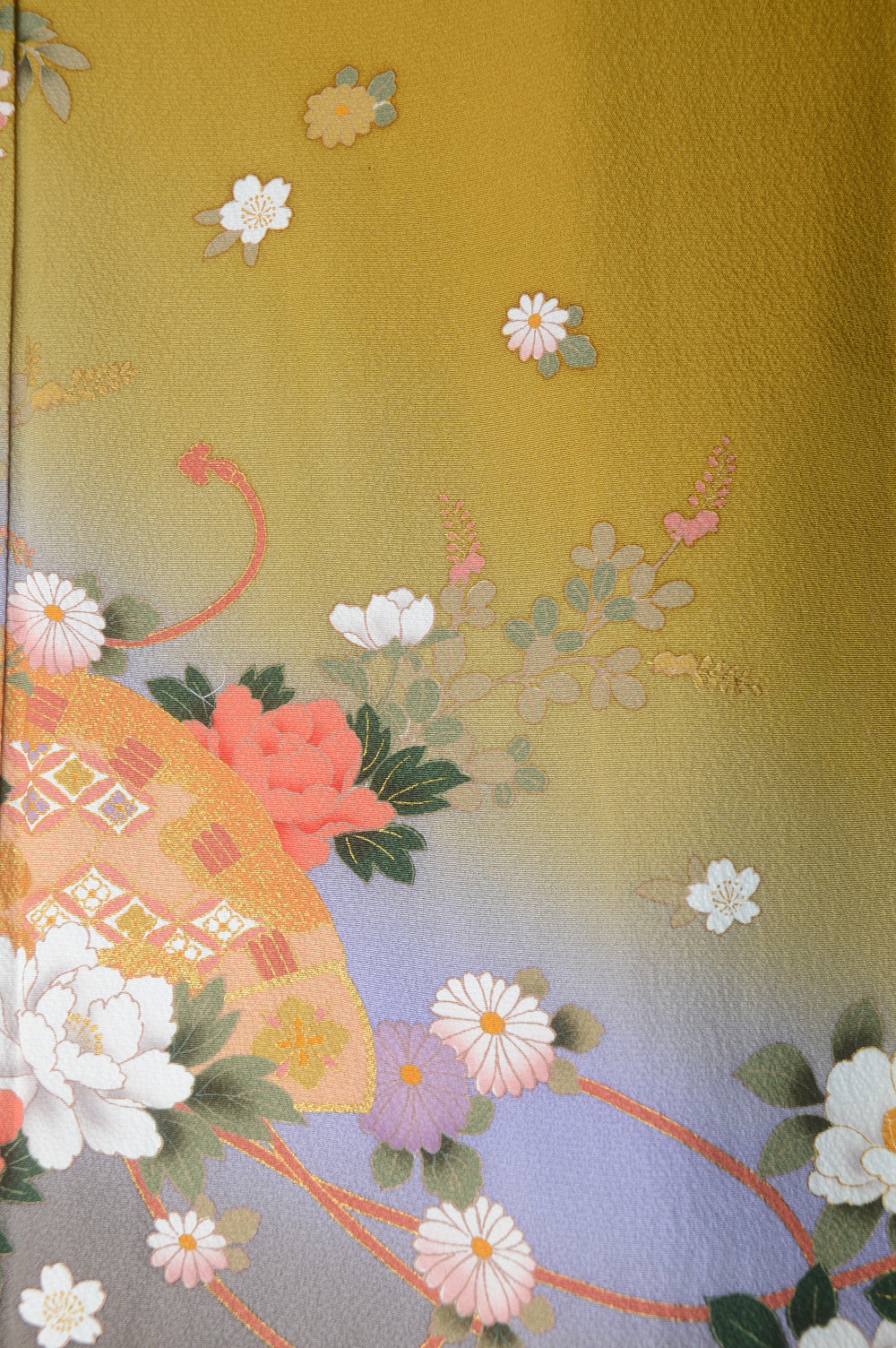 Long-sleeved kimono 6 items set / Furisode / FK#1-381