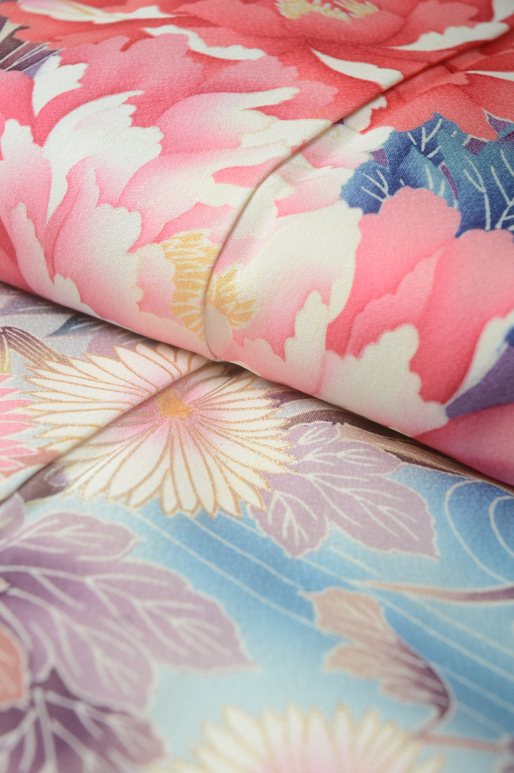Long-sleeved kimono 6 items set / Furisode / FK#1-382