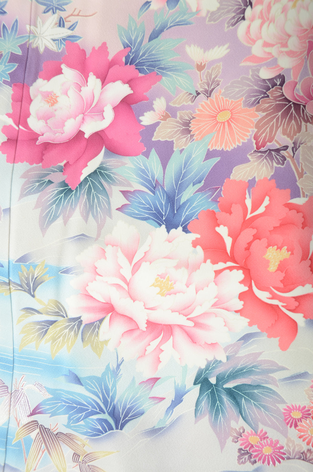 Long-sleeved kimono 6 items set / Furisode / FK#1-382