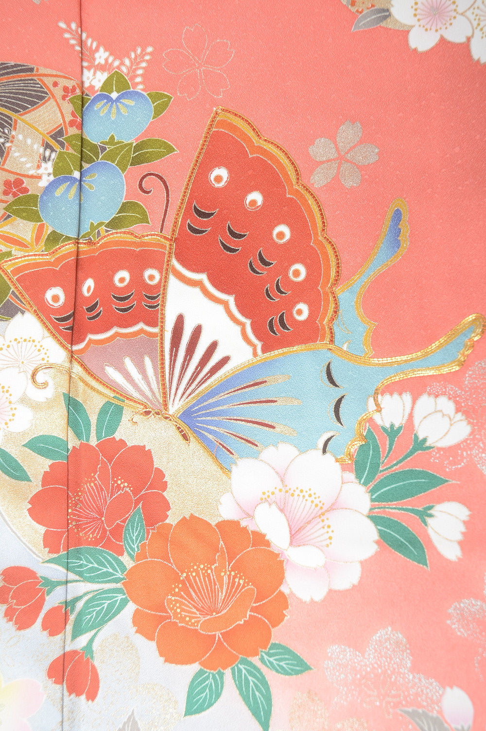 Long-sleeved kimono 6 items set / Furisode / FK#1-222