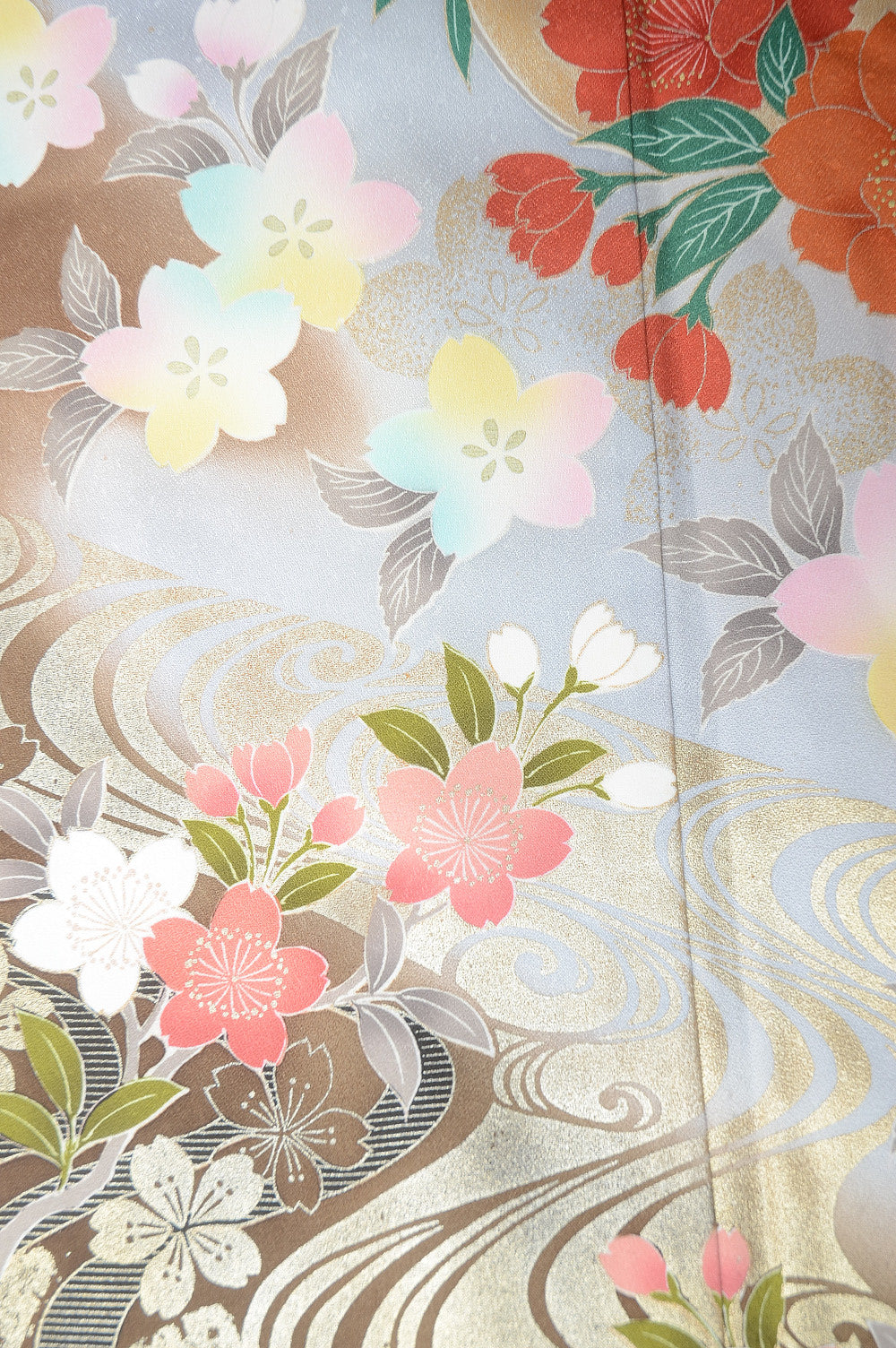 Long-sleeved kimono 6 items set / Furisode / FK#1-222