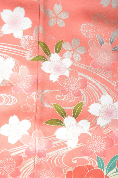 Long-sleeved kimono 6 items set / Furisode / FK#1-222