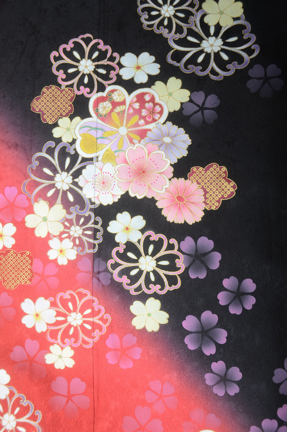 Long-sleeved kimono 6 items set / Furisode / FK#1-223