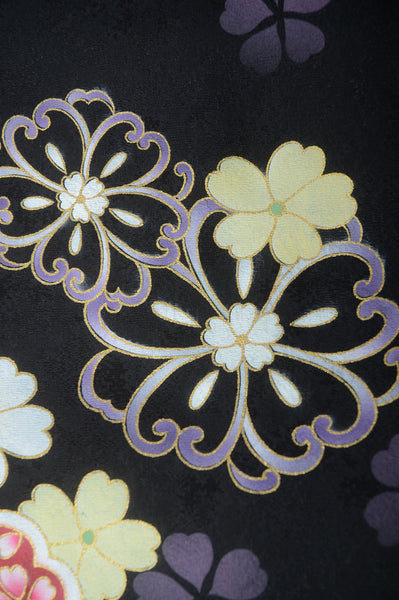 Long-sleeved kimono 6 items set / Furisode / FK#1-223