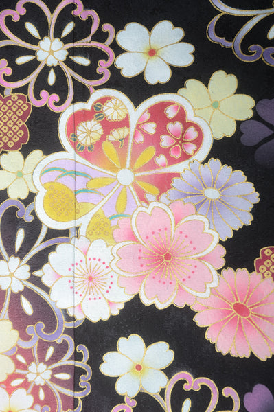 Long-sleeved kimono 6 items set / Furisode / FK#1-223