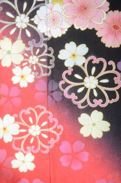 Long-sleeved kimono 6 items set / Furisode / FK#1-223