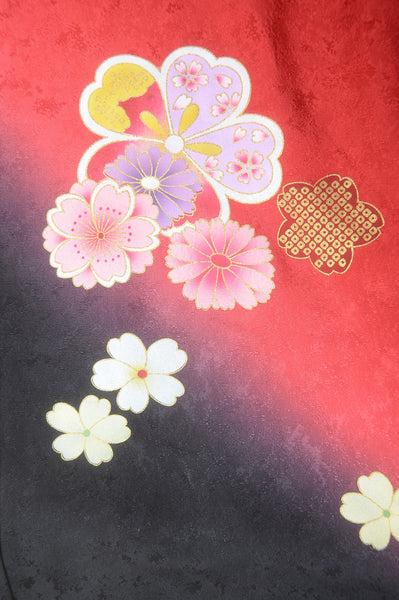 Long-sleeved kimono 6 items set / Furisode / FK#1-223