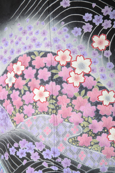 Long-sleeved kimono 6 items set / Furisode / FK#1-225