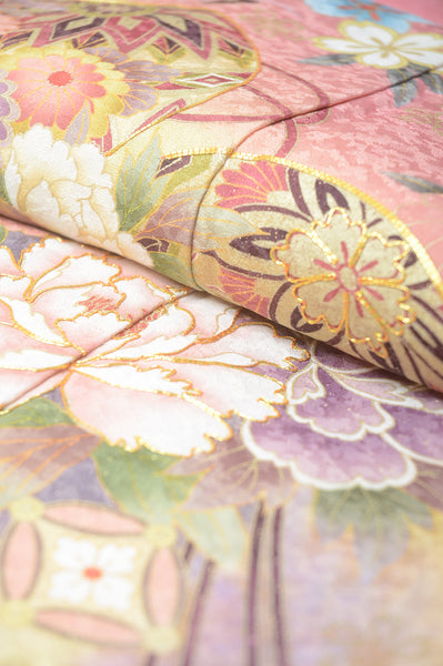 Long-sleeved kimono 6 items set / Furisode / FK#1-226