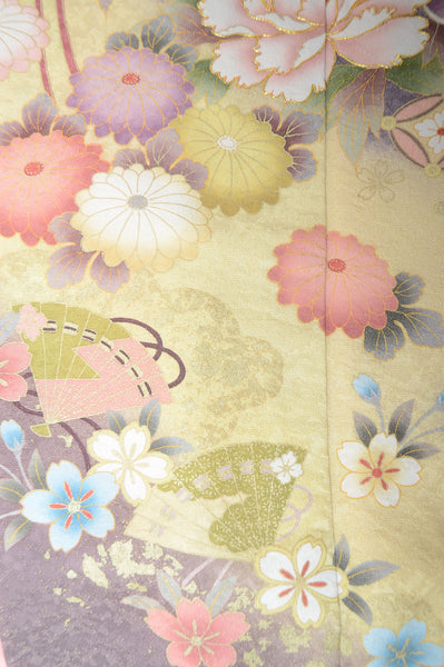 Long-sleeved kimono 6 items set / Furisode / FK#1-226