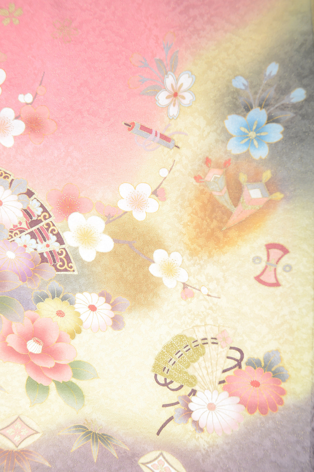 Long-sleeved kimono 6 items set / Furisode / FK#1-226