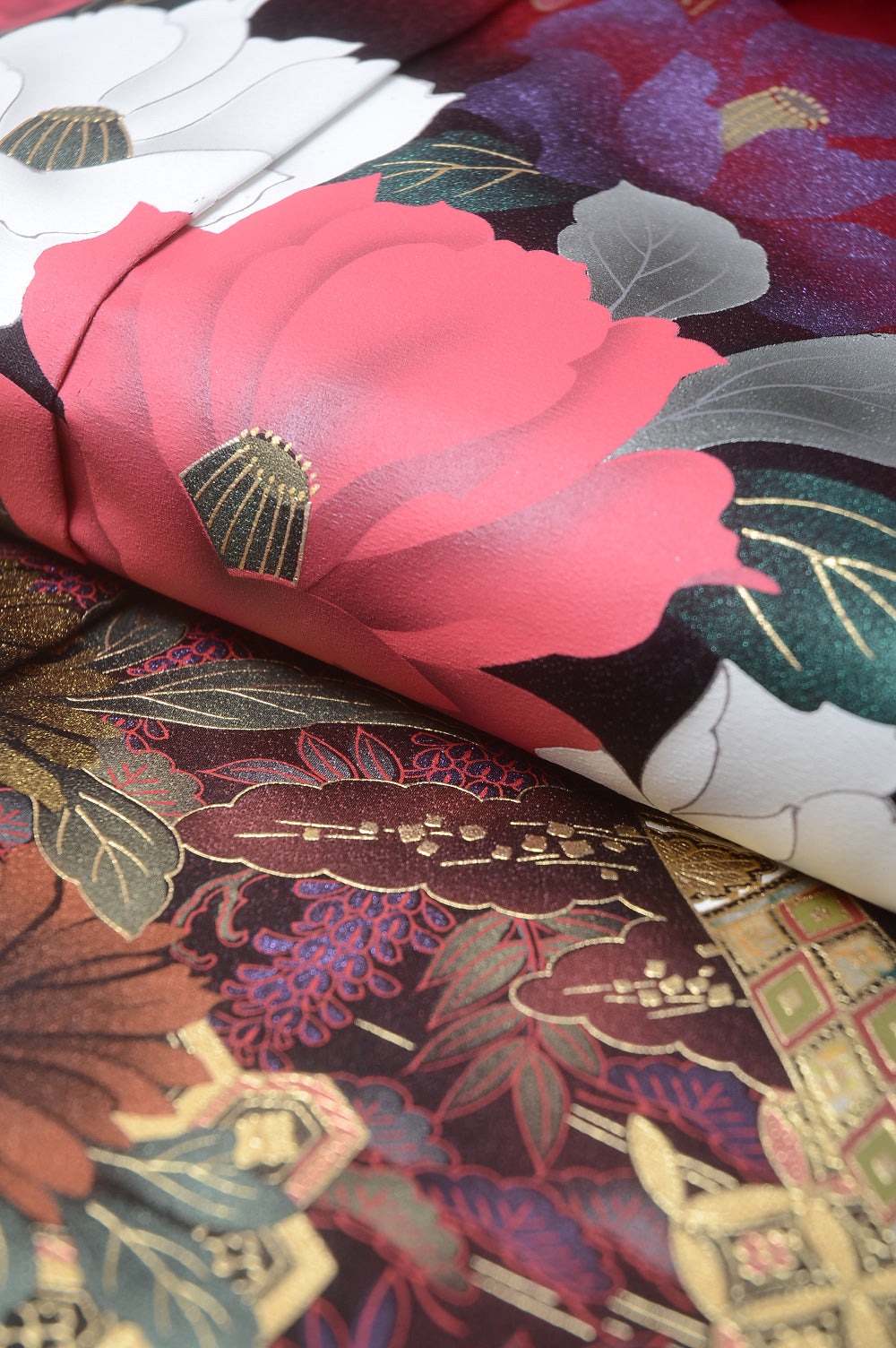 Long-sleeved kimono 6 items set / Furisode / FK#1-227