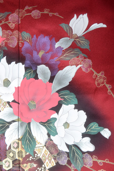 Long-sleeved kimono 6 items set / Furisode / FK#1-227