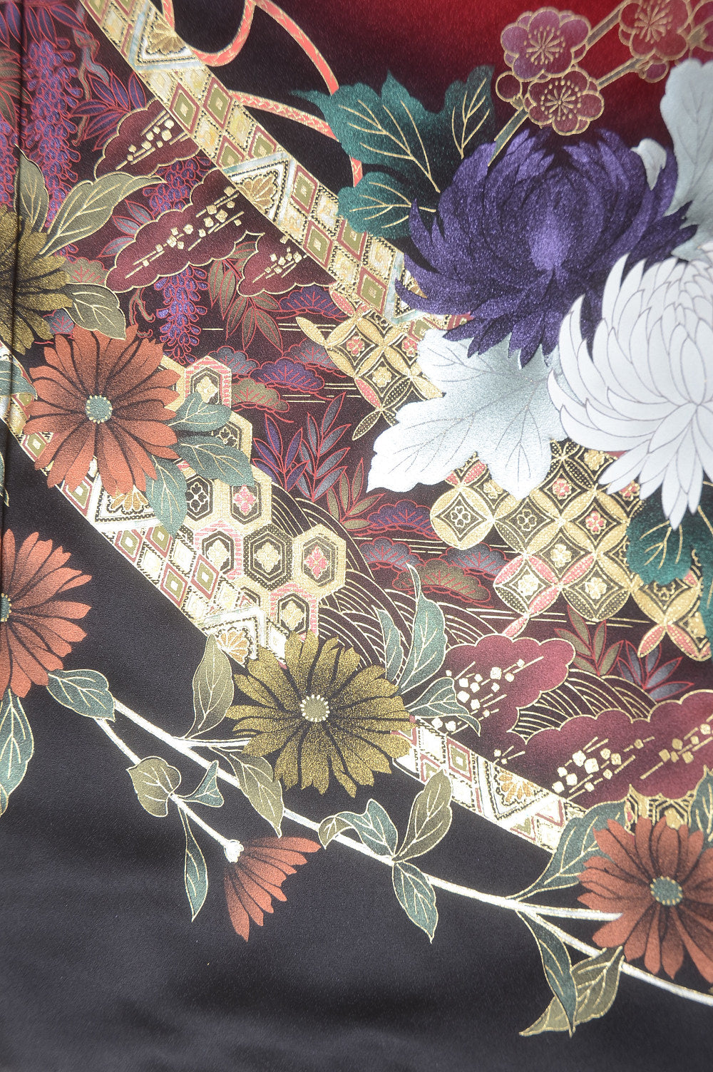 Long-sleeved kimono 6 items set / Furisode / FK#1-227