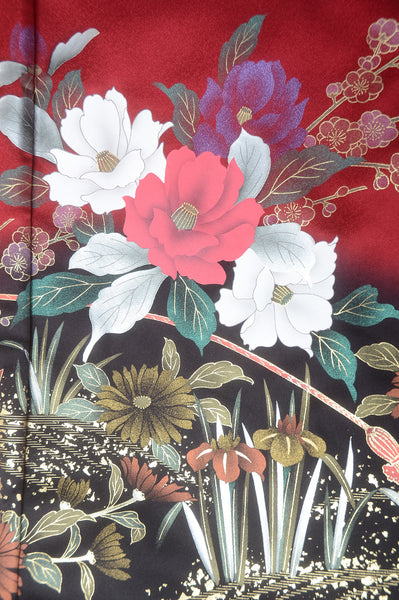 Long-sleeved kimono 6 items set / Furisode / FK#1-227