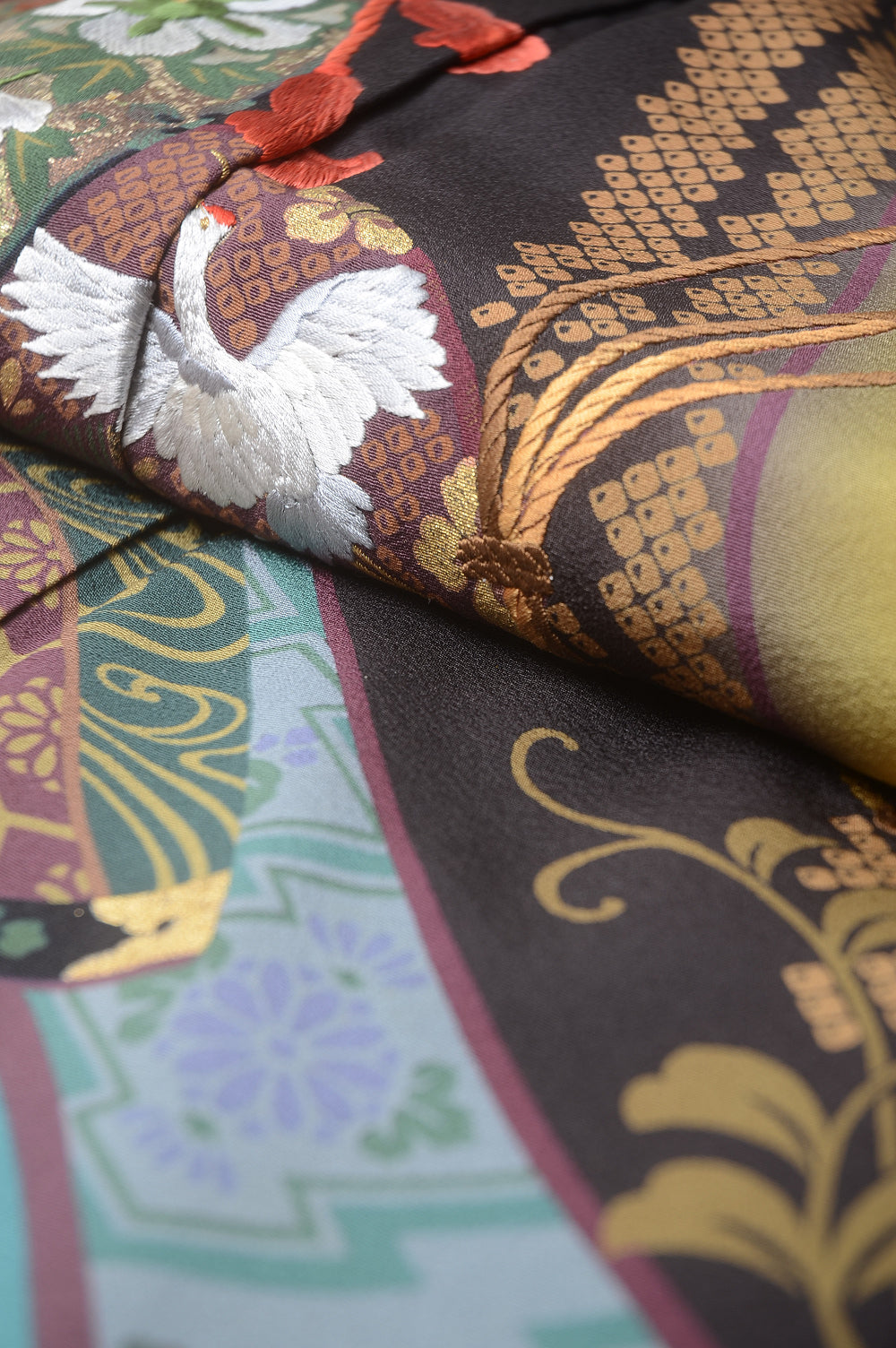 Long-sleeved kimono 6 items set / Furisode / FK#1-228