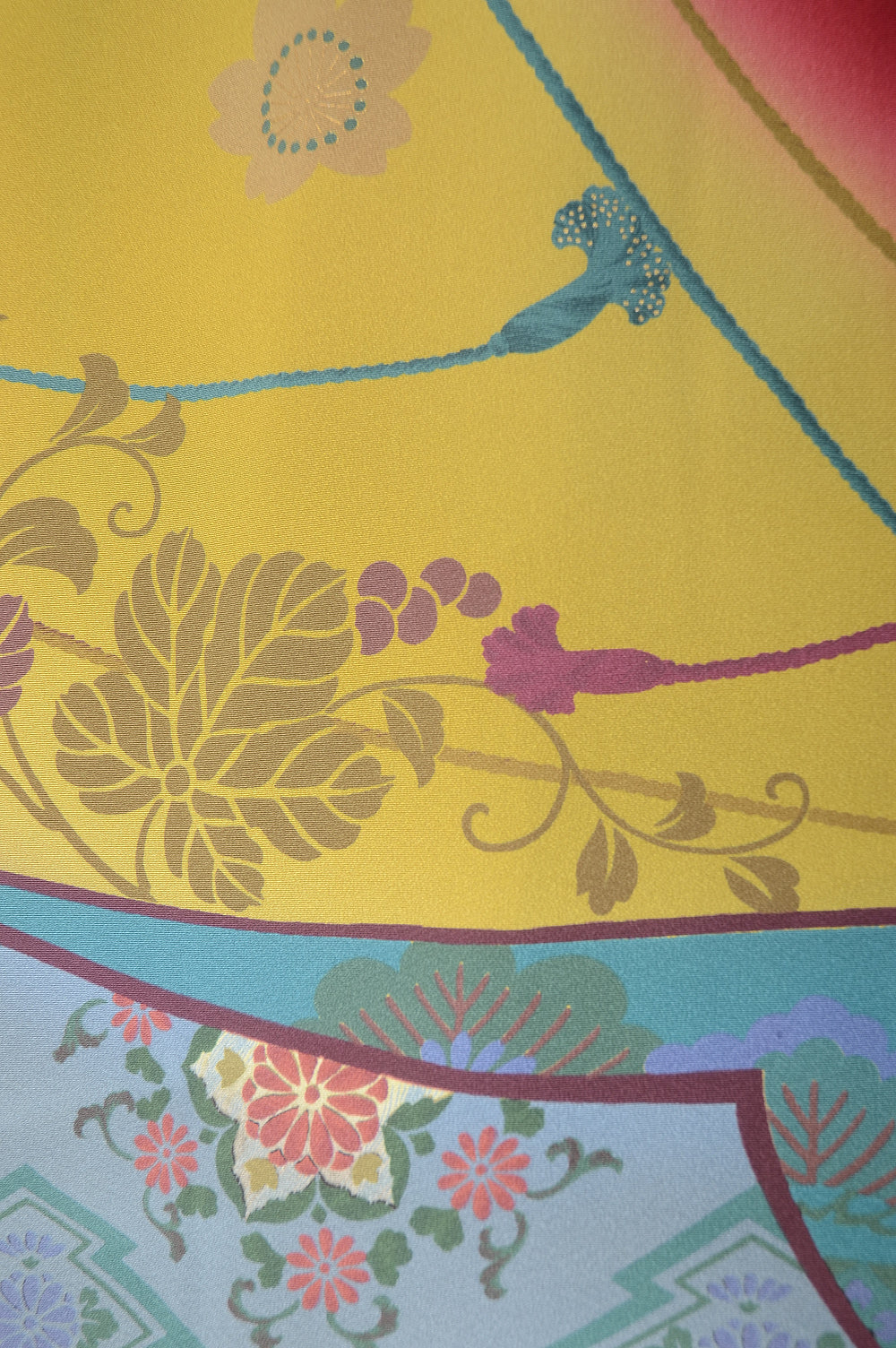 Long-sleeved kimono 6 items set / Furisode / FK#1-228