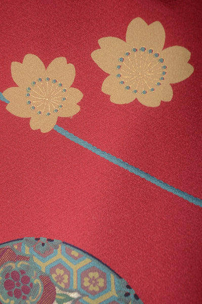 Long-sleeved kimono 6 items set / Furisode / FK#1-228