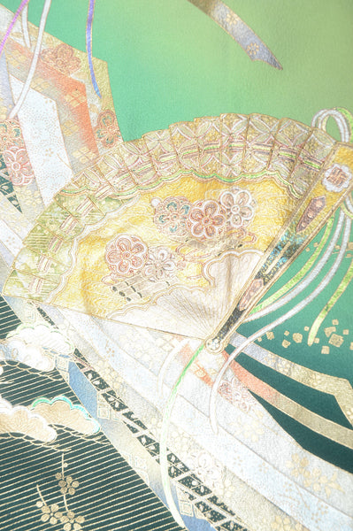 Long-sleeved kimono 6 items set / Furisode / FK#1-229