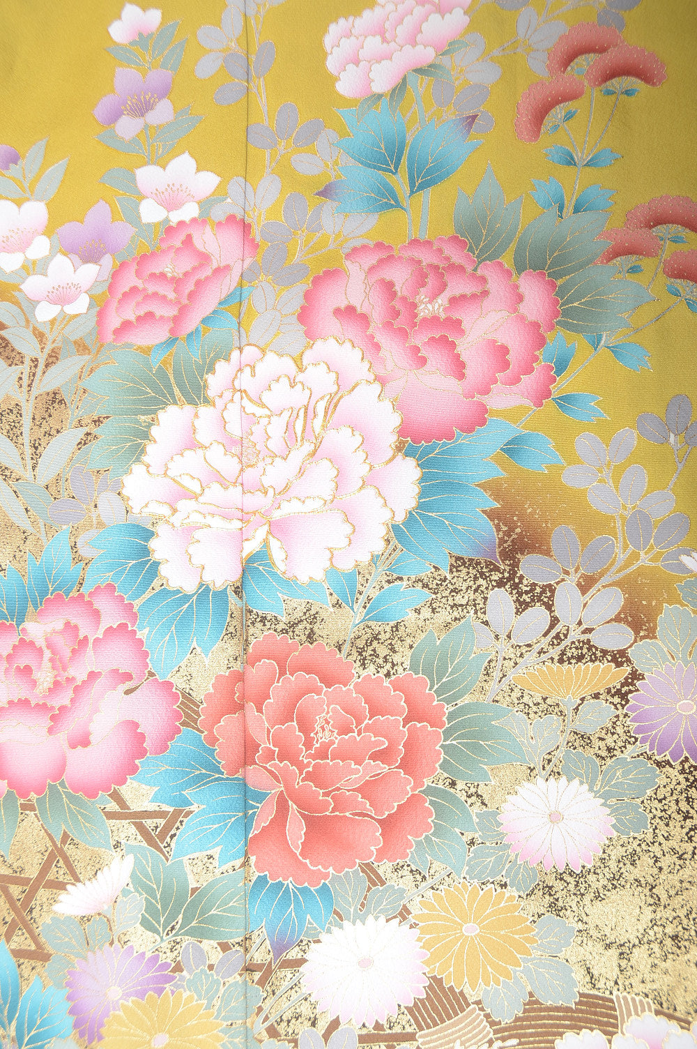 Long-sleeved kimono 6 items set / Furisode / FK#1-231