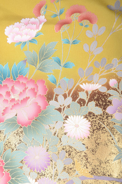 Long-sleeved kimono 6 items set / Furisode / FK#1-231