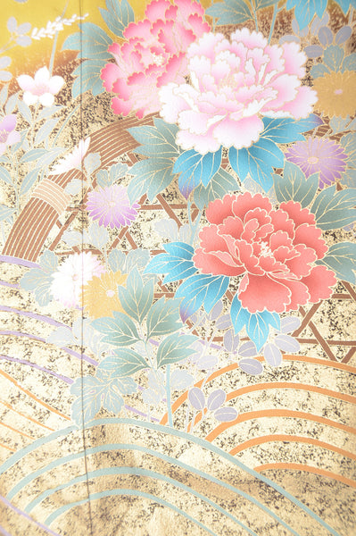 Long-sleeved kimono 6 items set / Furisode / FK#1-231