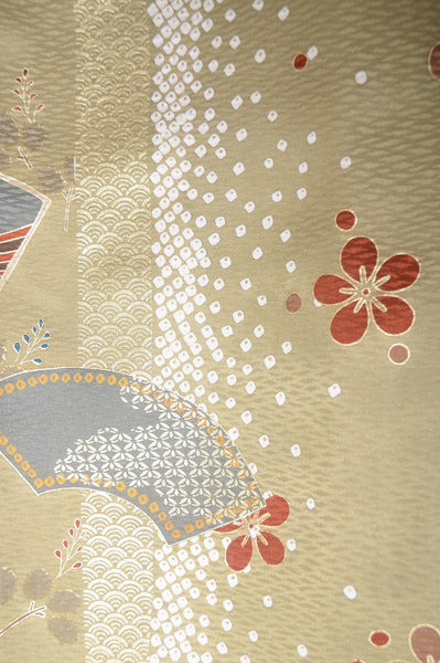 Long-sleeved kimono 6 items set / Furisode / FK#1-233