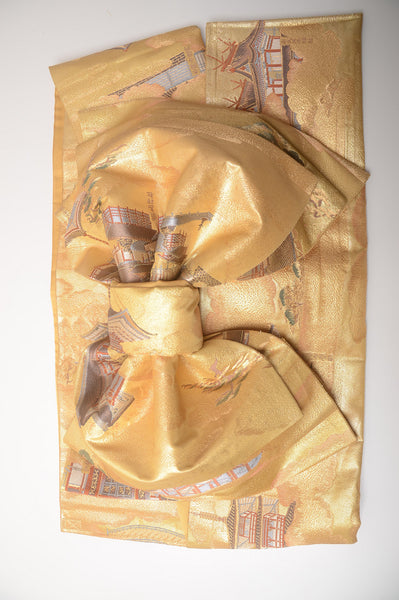 Long-sleeved kimono 6 items set / Furisode / FK#1-233