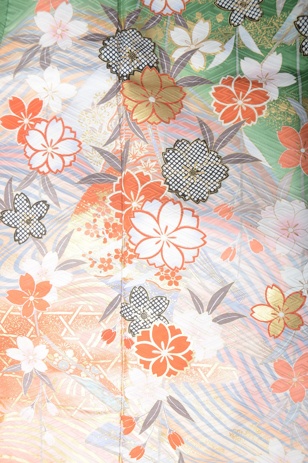 Long-sleeved kimono 6 items set / Furisode / FK#1-316