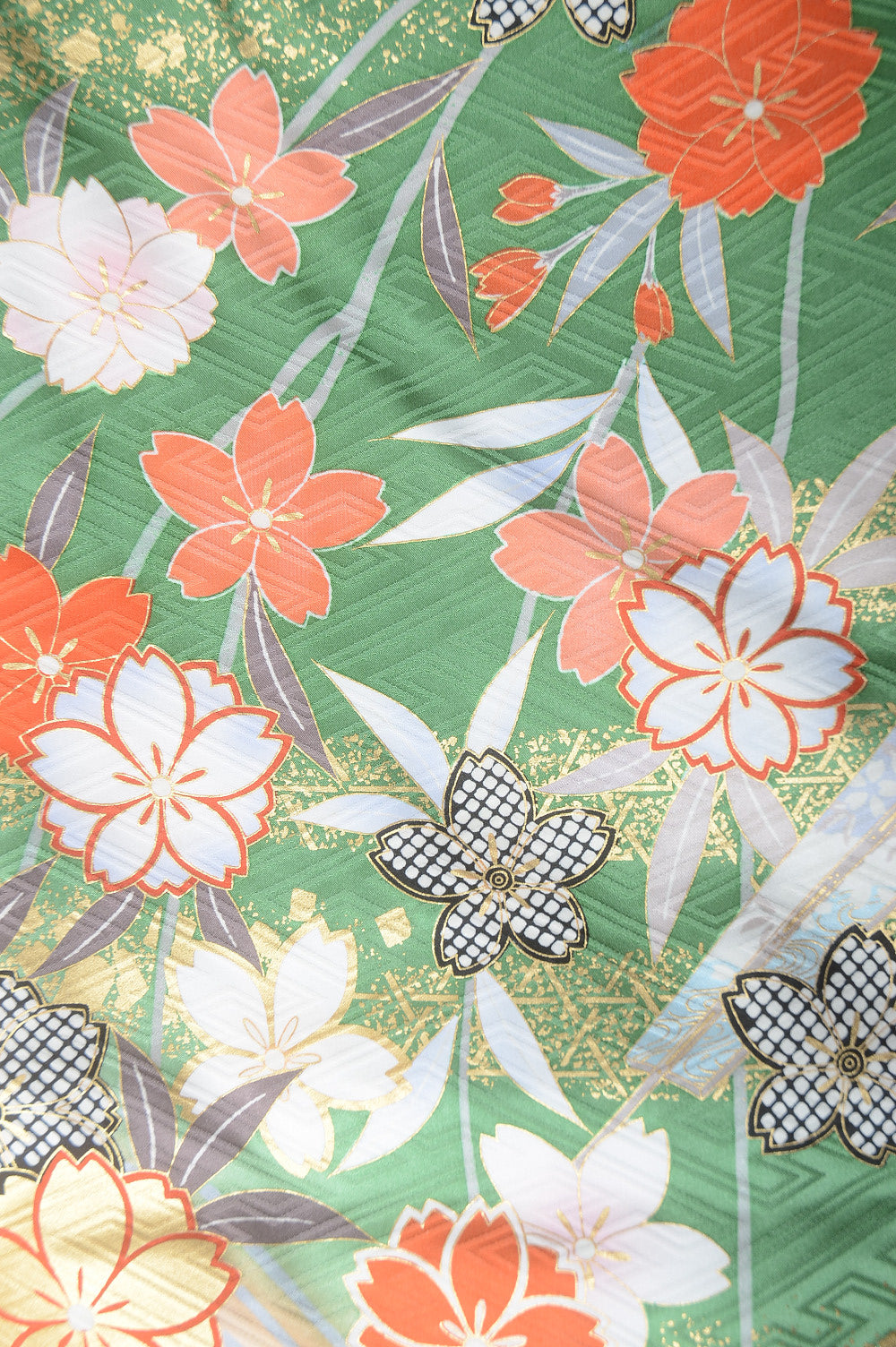 Long-sleeved kimono 6 items set / Furisode / FK#1-316