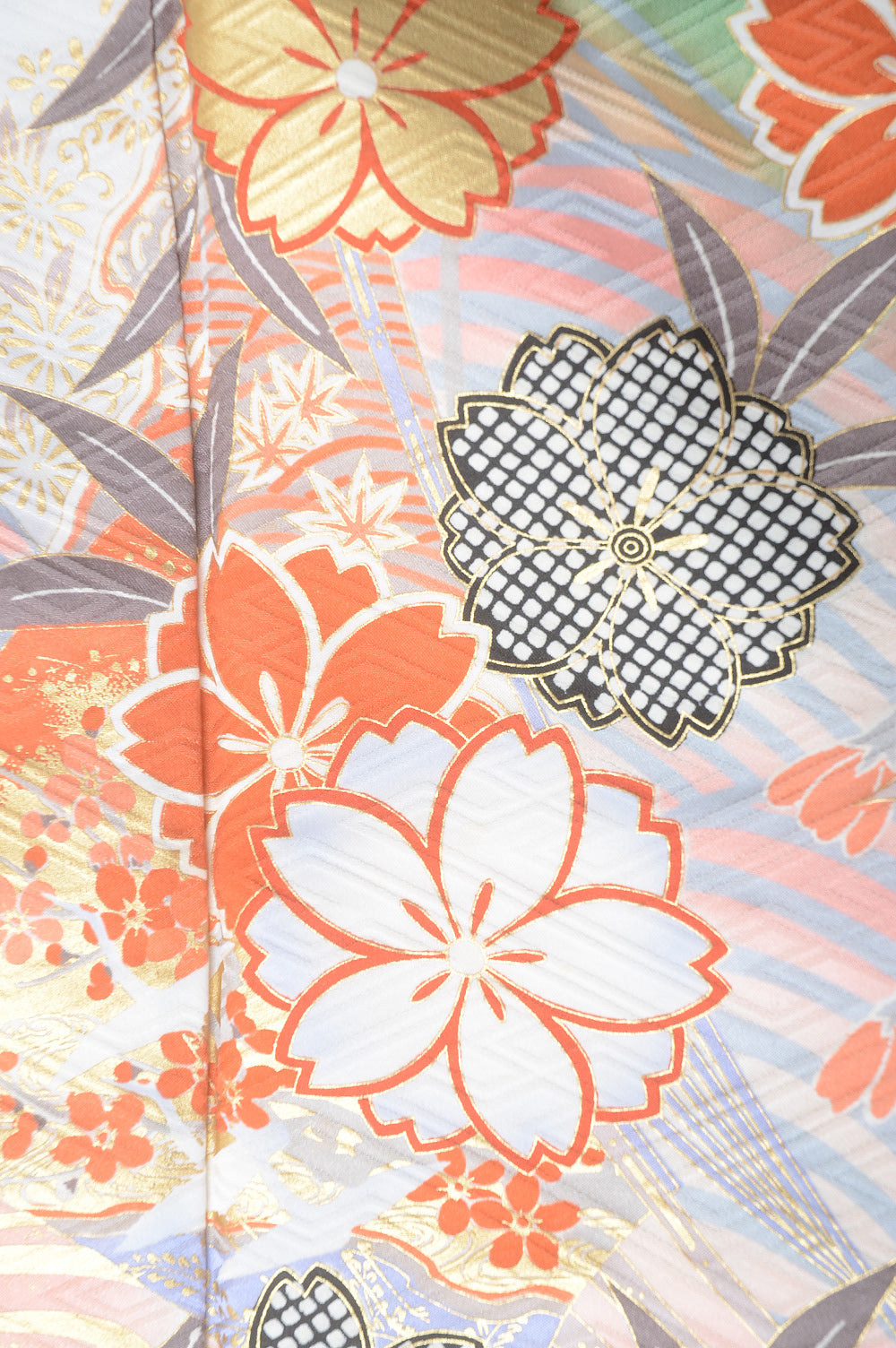 Long-sleeved kimono 6 items set / Furisode / FK#1-316