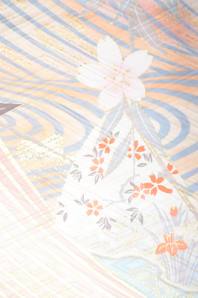 Long-sleeved kimono 6 items set / Furisode / FK#1-316