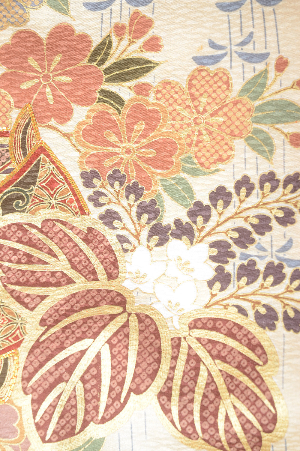 Long-sleeved kimono 6 items set / Furisode / FK#1-321