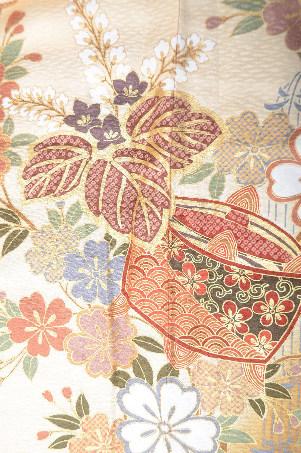 Long-sleeved kimono 6 items set / Furisode / FK#1-321