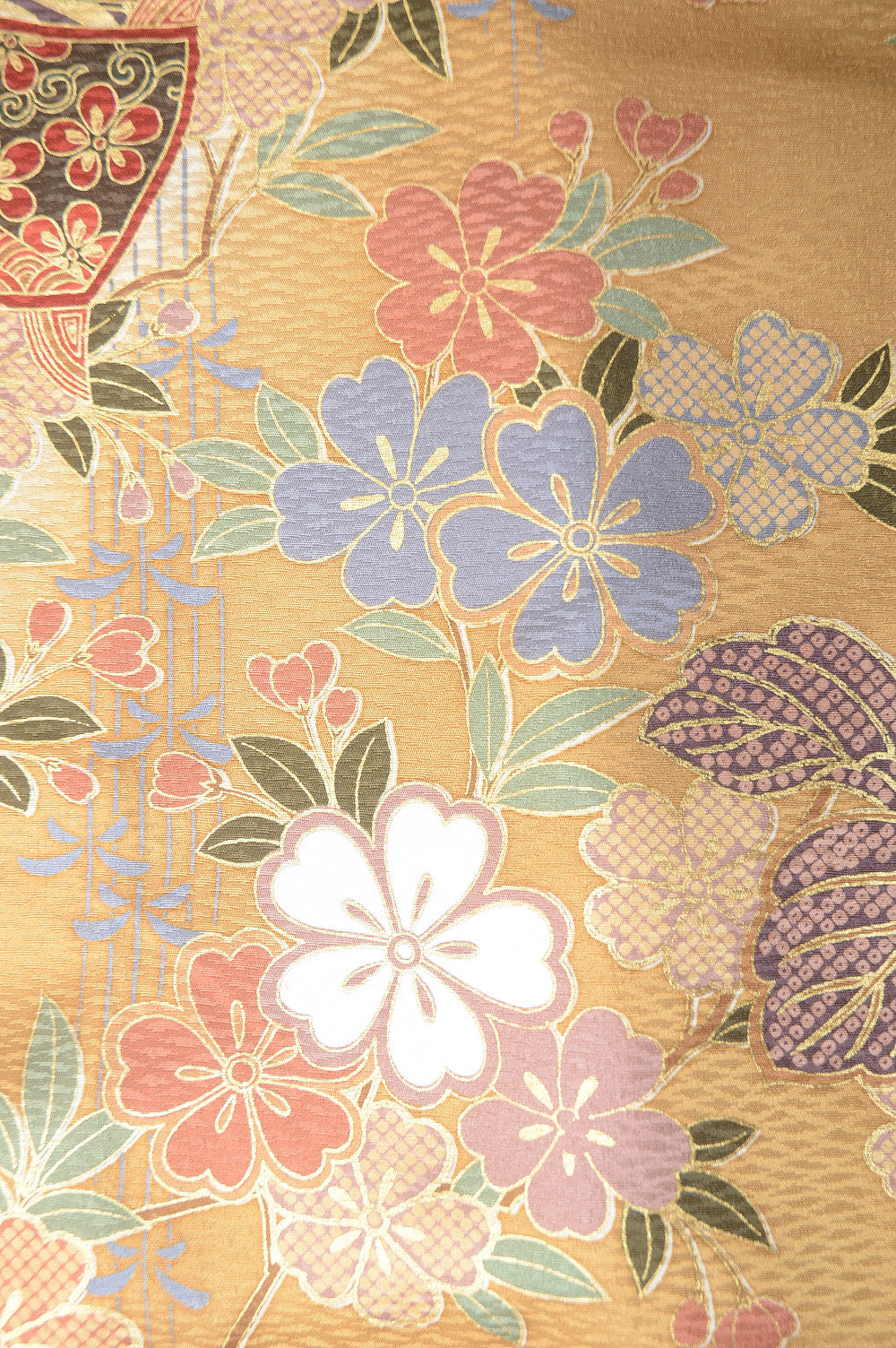 Long-sleeved kimono 6 items set / Furisode / FK#1-321